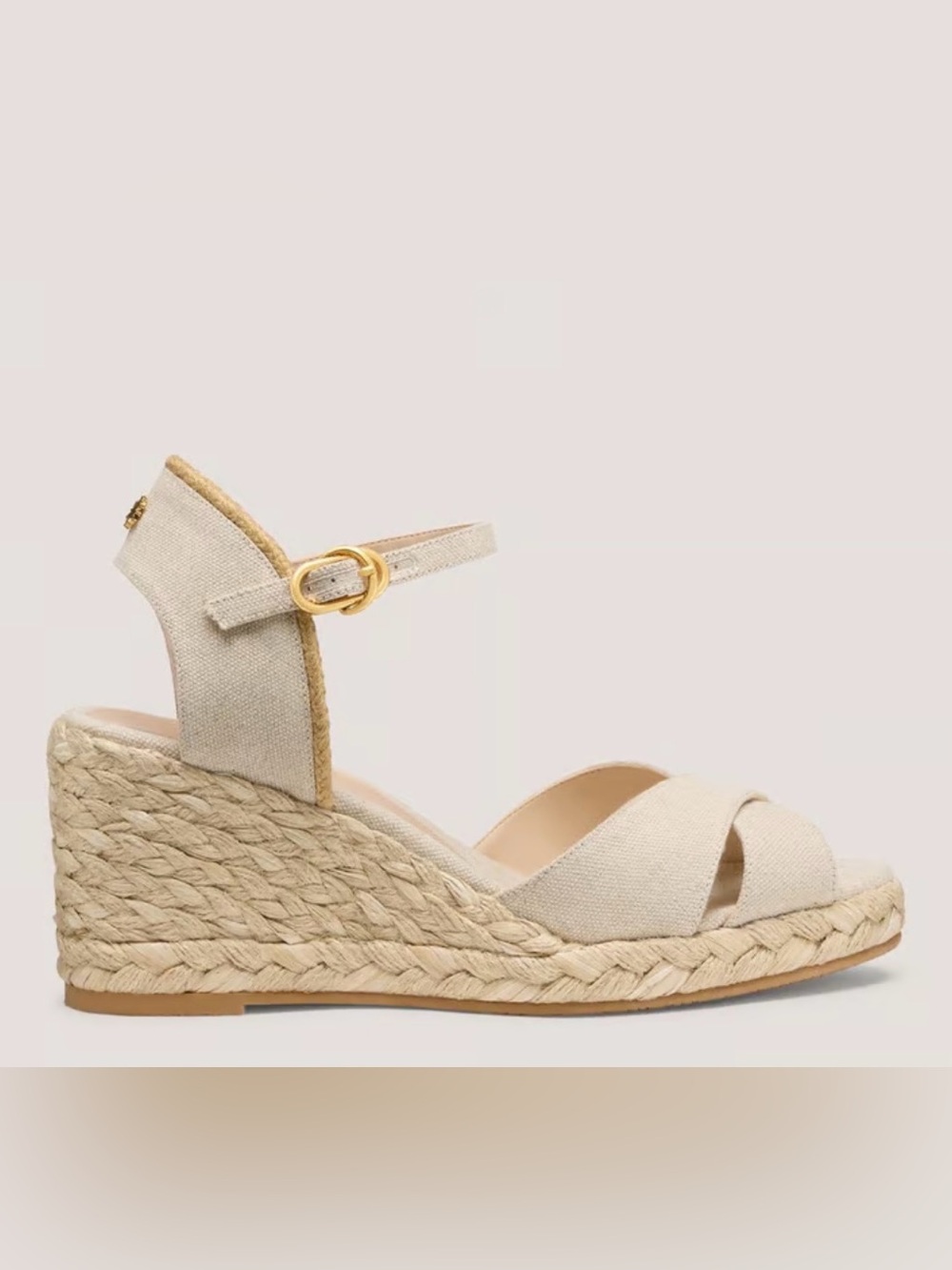 Stuart Weitzman Mirela Sandals Espadrille Wedges 7.5